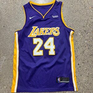 Lakers Kobe Bryant 24 NBA Nike Wish Jersey - Size 48